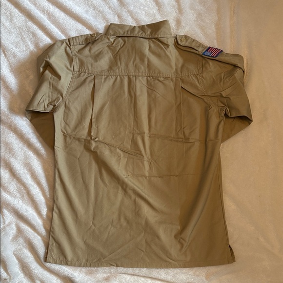 Boy Scouts of America Kids Button Down Long Sleeve Poplin Shirt Size Large - Picture 6 of 8